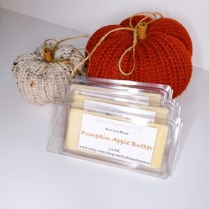 handmade pumpkin apple butter wax melts